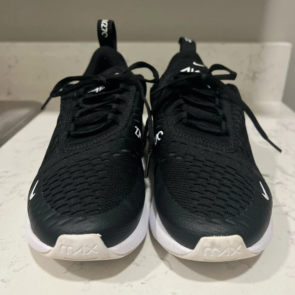 Nike Air Max 270 Black and White Women’s Sneakers - Picture 8 of 12